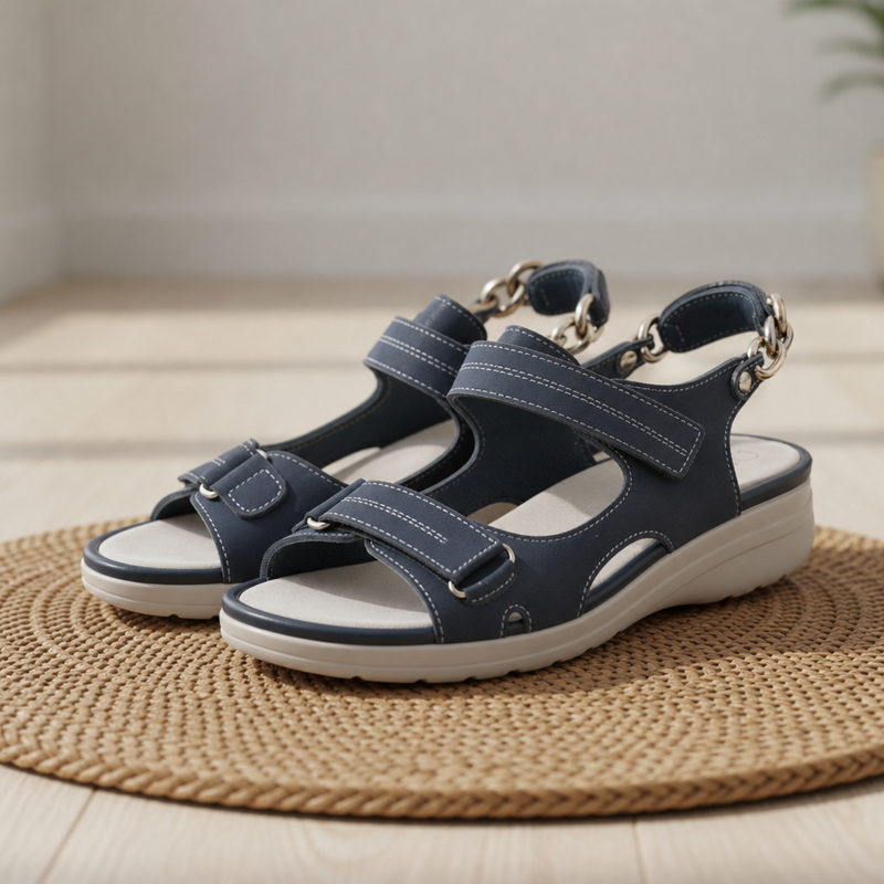 Urbino Orthopedic Comfort Sandals in Blue