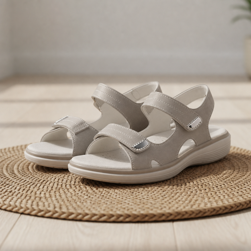 Urbino Orthopedic Comfort Sandals in Grey