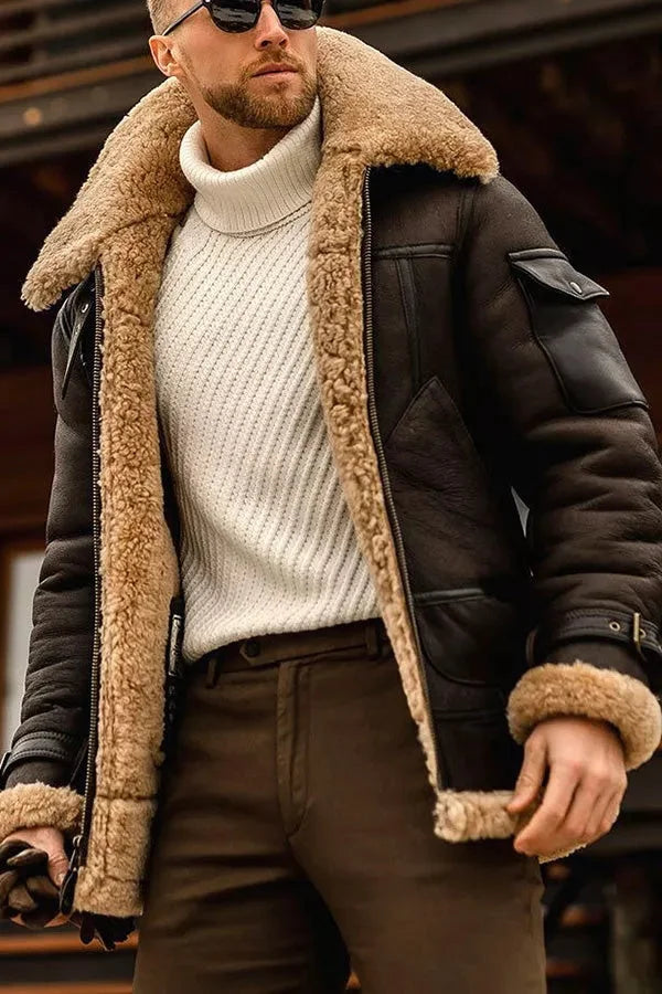 Catania Thick Faux Leather Jacket