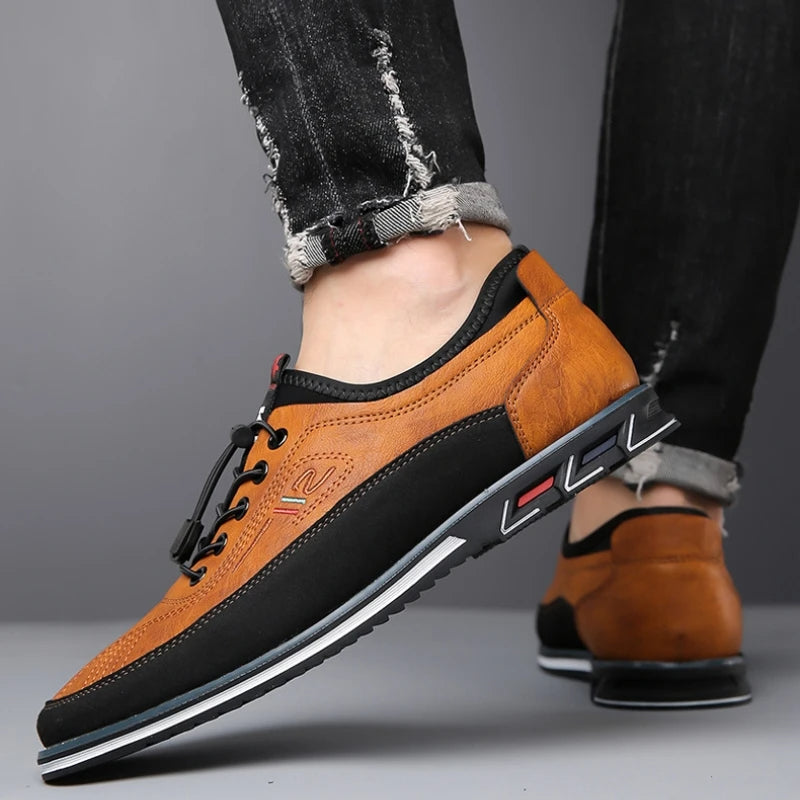 Fermo Oxford Comfort Orthopedic Leather Shoes for Men