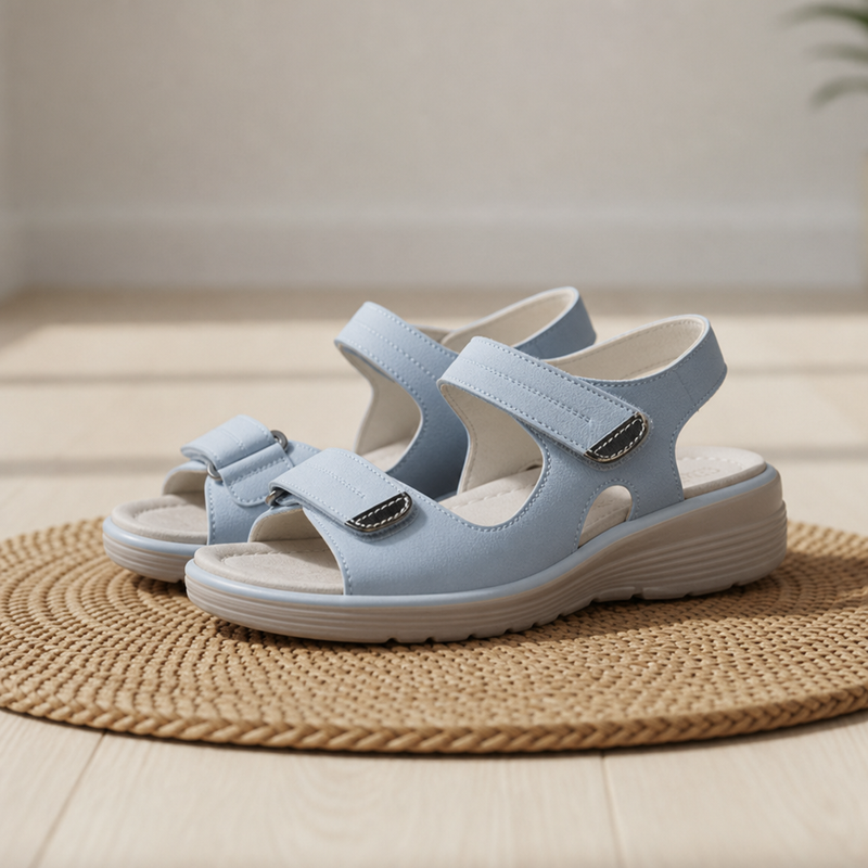 Urbino Orthopedic Comfort Sandals in Lake Blue