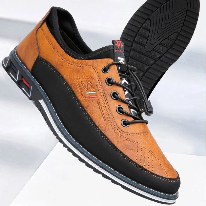 Fermo Oxford Comfort Orthopedic Leather Shoes for Men