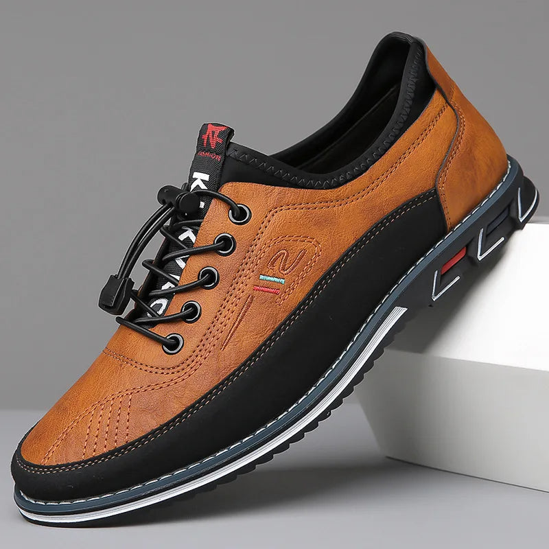 Fermo Oxford Comfort Orthopedic Leather Shoes for Men