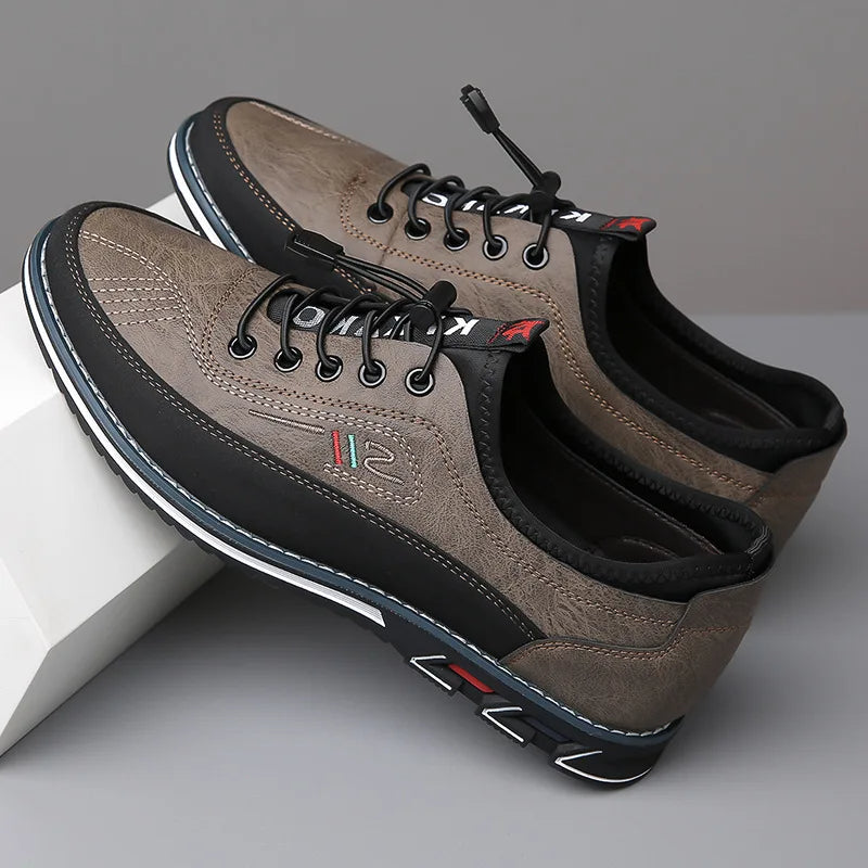 Fermo Oxford Comfort Orthopedic Leather Shoes for Men