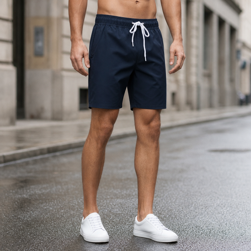 Funchal 2-in-1 Swim Shorts in Dark Blue