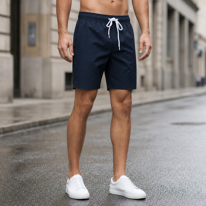 Funchal 2-in-1 Swim Shorts in Dark Blue