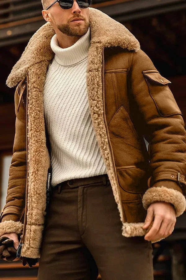 Catania Thick Faux Leather Jacket