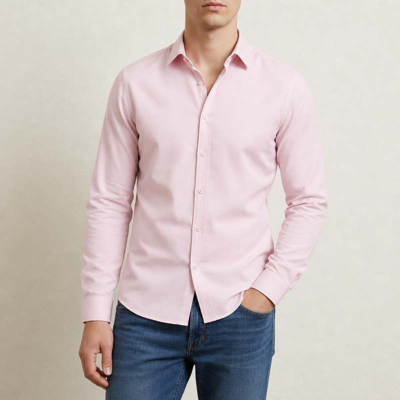 Formentor Slim Fit Dress Shirt in Pink