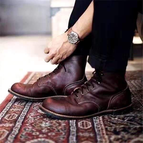 Sintra Leather Lace-Up Boots