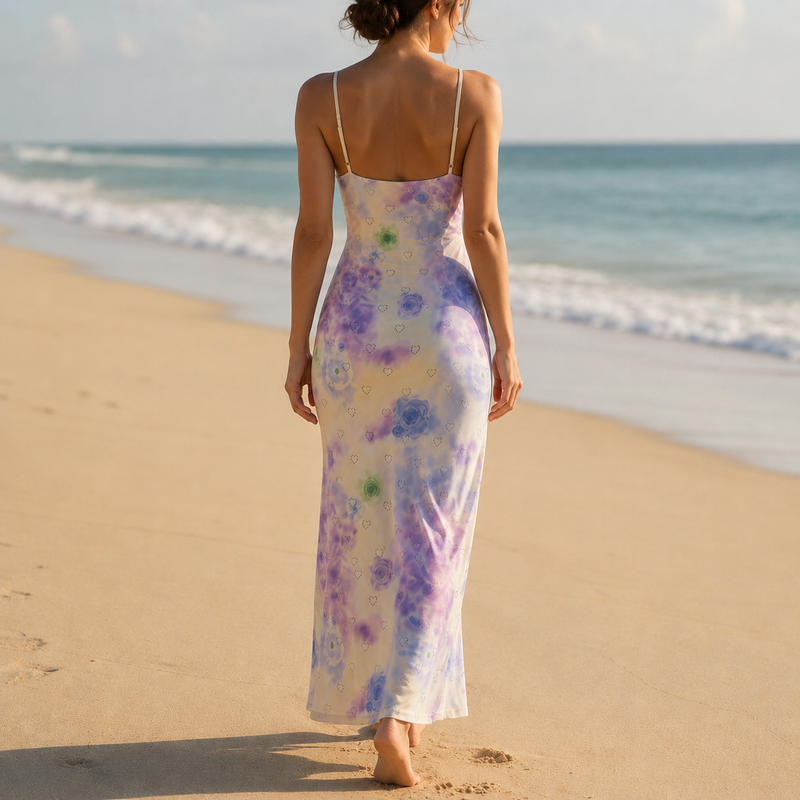 Rabat Floral Heart Print Maxi Dress