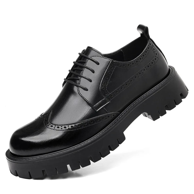 Chieti Luxury Oxford Elevator Dress Shoes