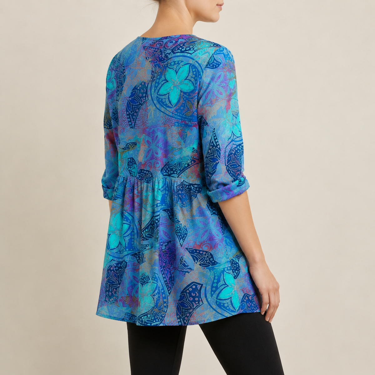 Marvao Floral Print Tunic Blouse