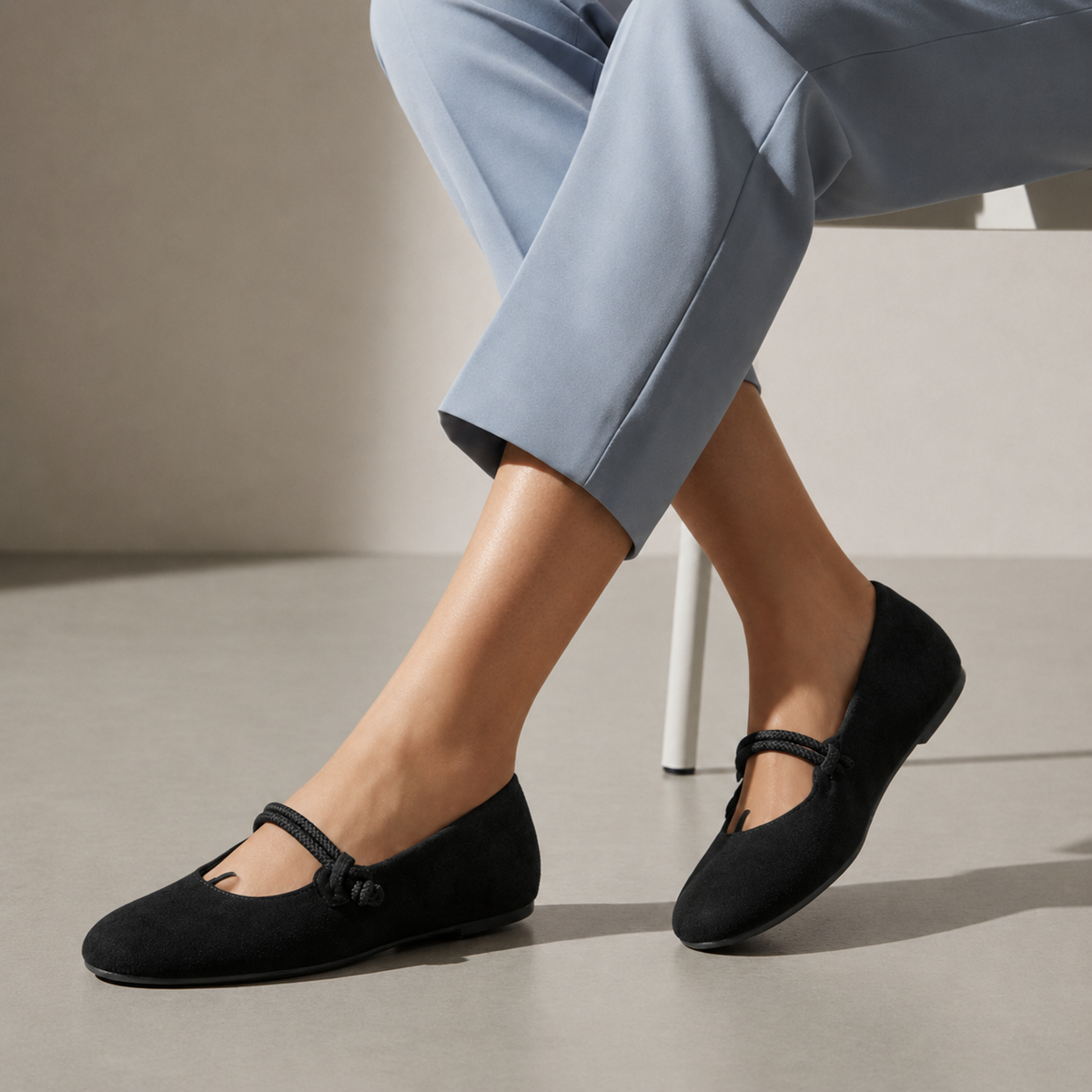 Padova Rope Strap Ballet Flats