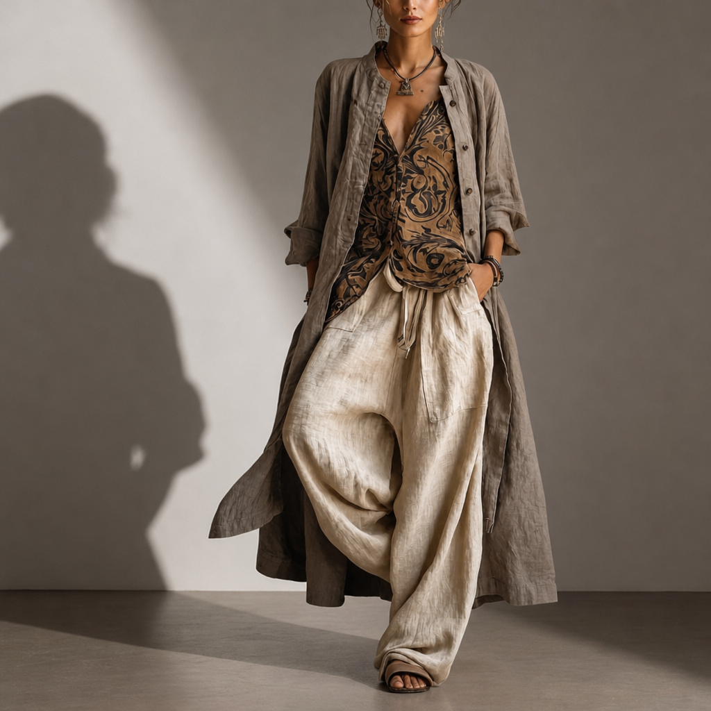 Cordoba Linen 3-Piece Set in Natural