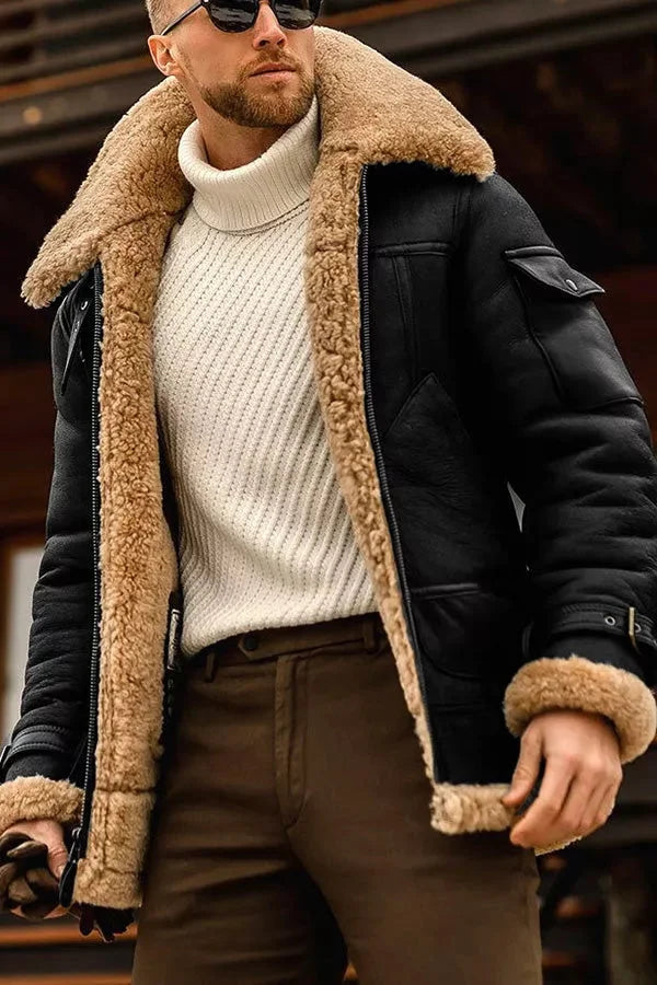 Catania Thick Faux Leather Jacket