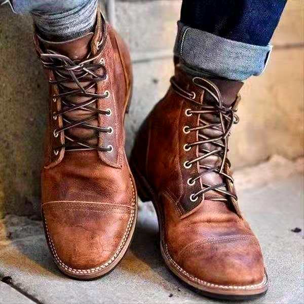 Sintra Leather Lace-Up Boots