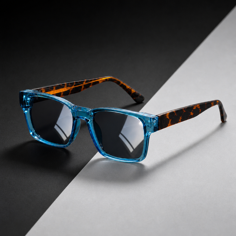Men's Paros Polarized Sunglasses in Blue Mirage