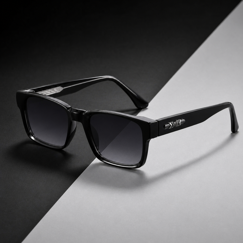 Men's Paros Polarized Sunglasses in Classic Black