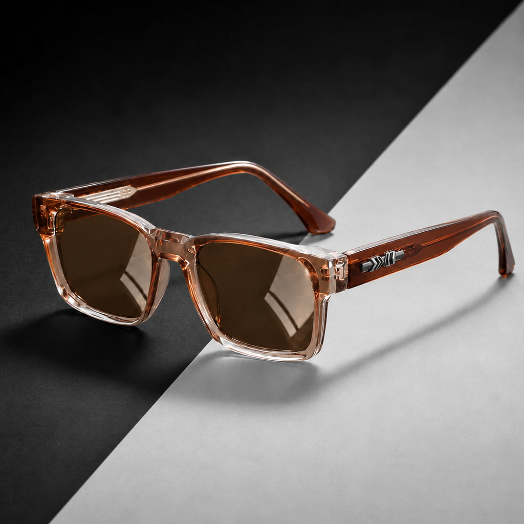 Men's Paros Polarized Sunglasses in Coffee