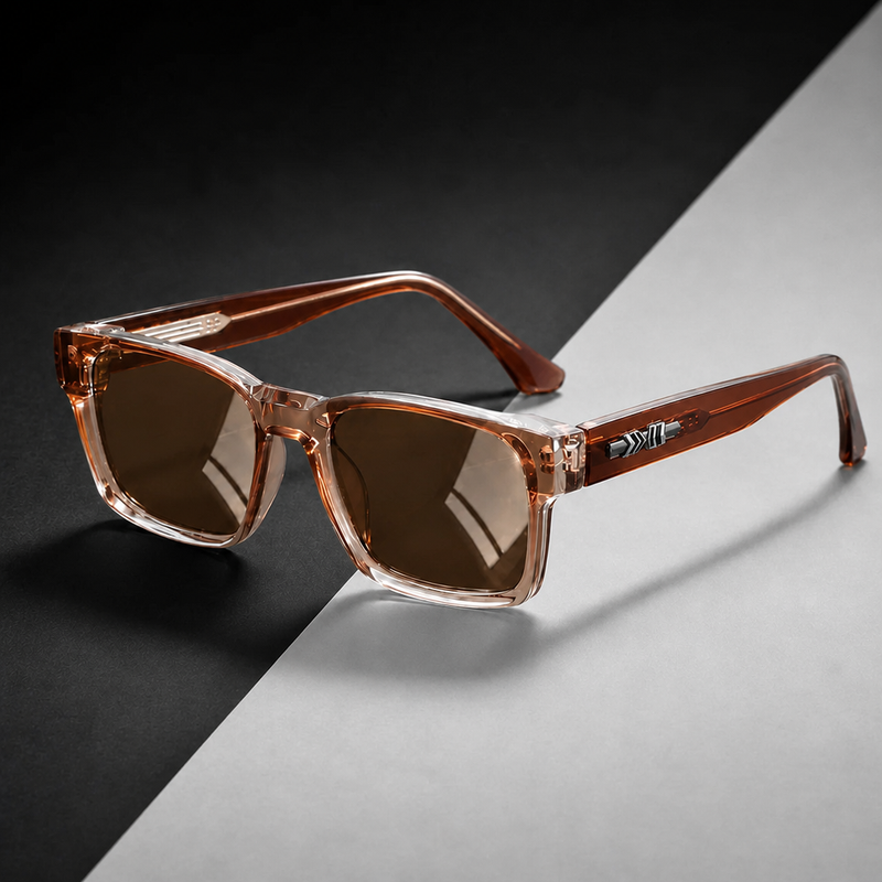 Men's Paros Polarized Sunglasses in Coffee