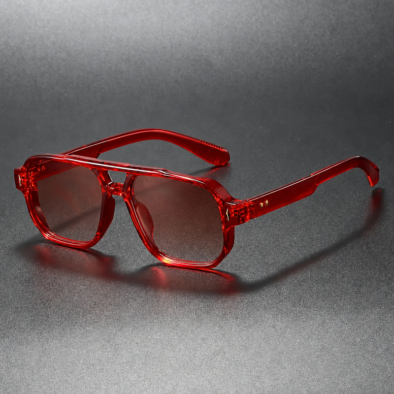 Men's Alberobello Sunglasses in Red