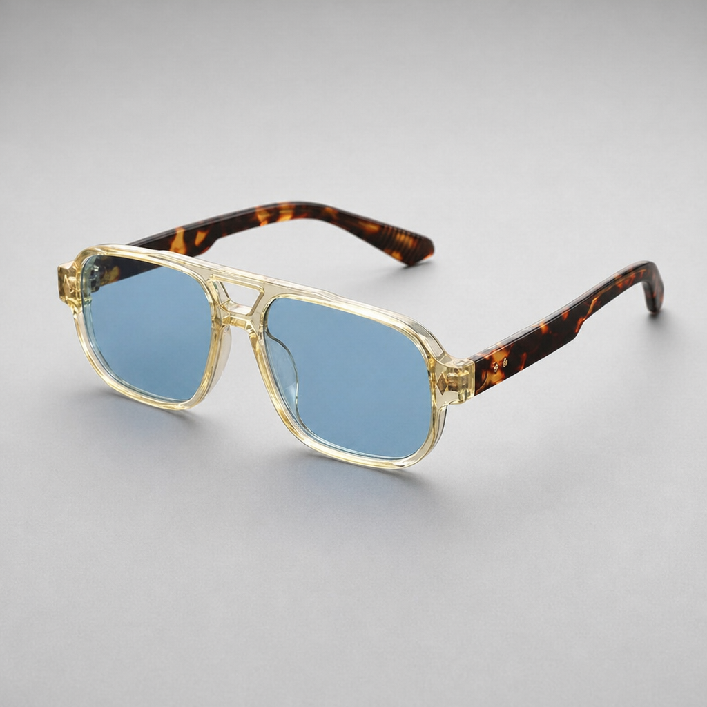Men's Cefalu Sunglasses in Champagne & Tortoise