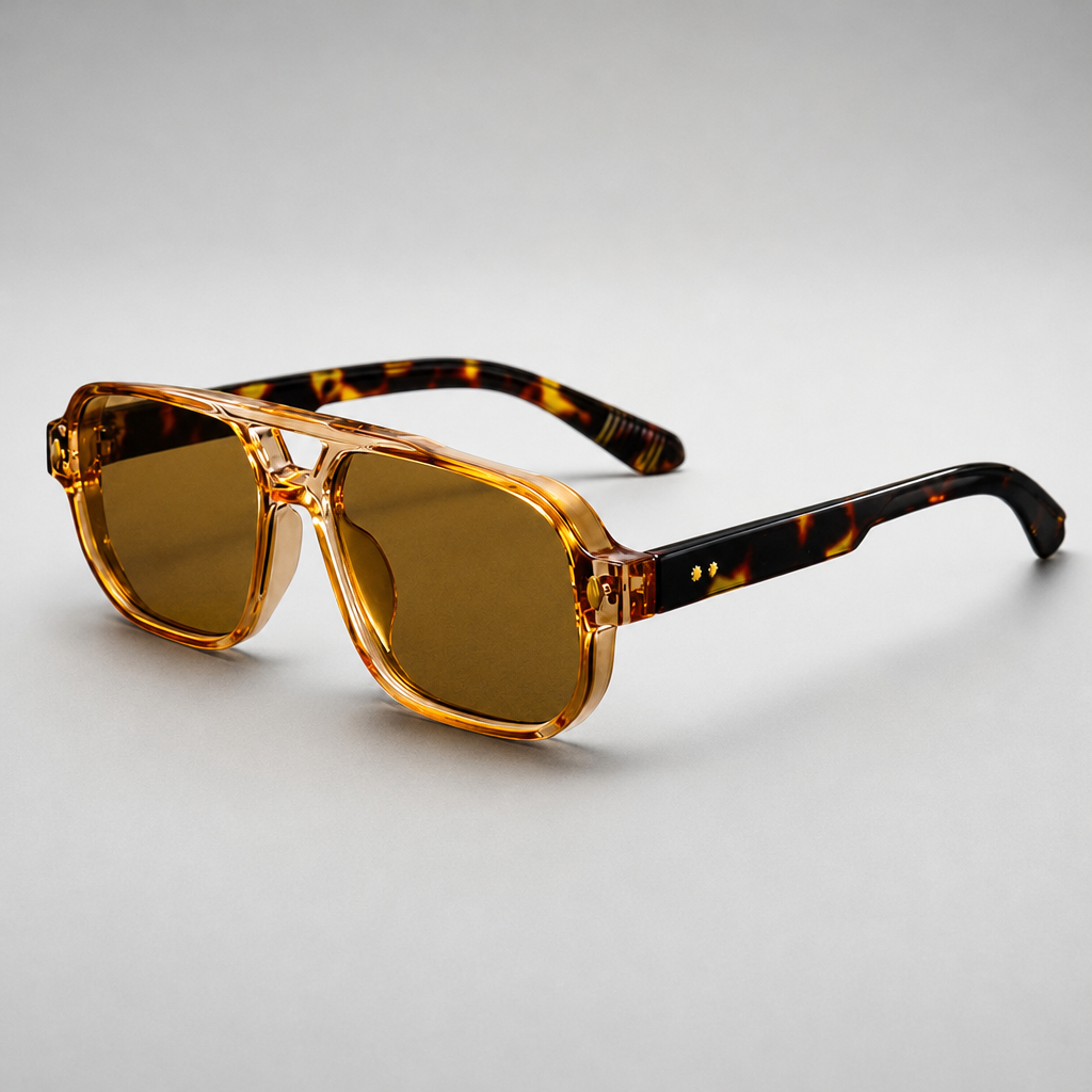 Men's Merano Sunglasses in Cognac Tortoise