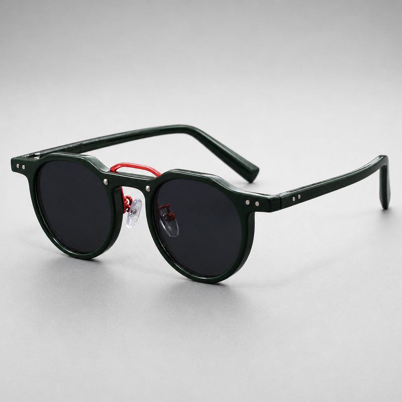 Men's Methoni Sunglasses in Forest Rouge