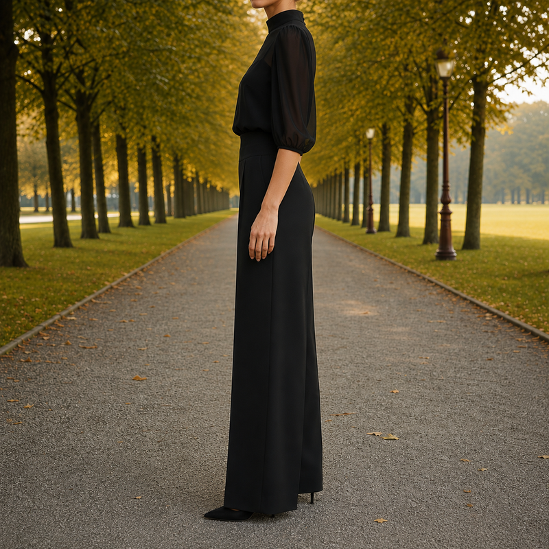 Mljet Mesh Top & Wide-Leg Set