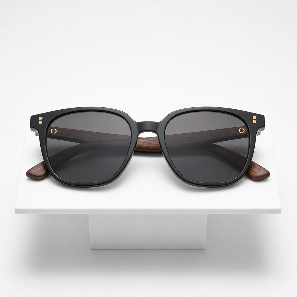 Women's Nisyros Sunglasses in Midnight Black